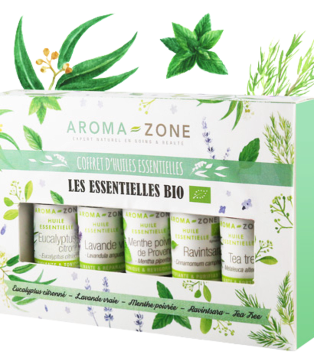 Coffret cinq huiles essentielles - Les Essentielles BIO