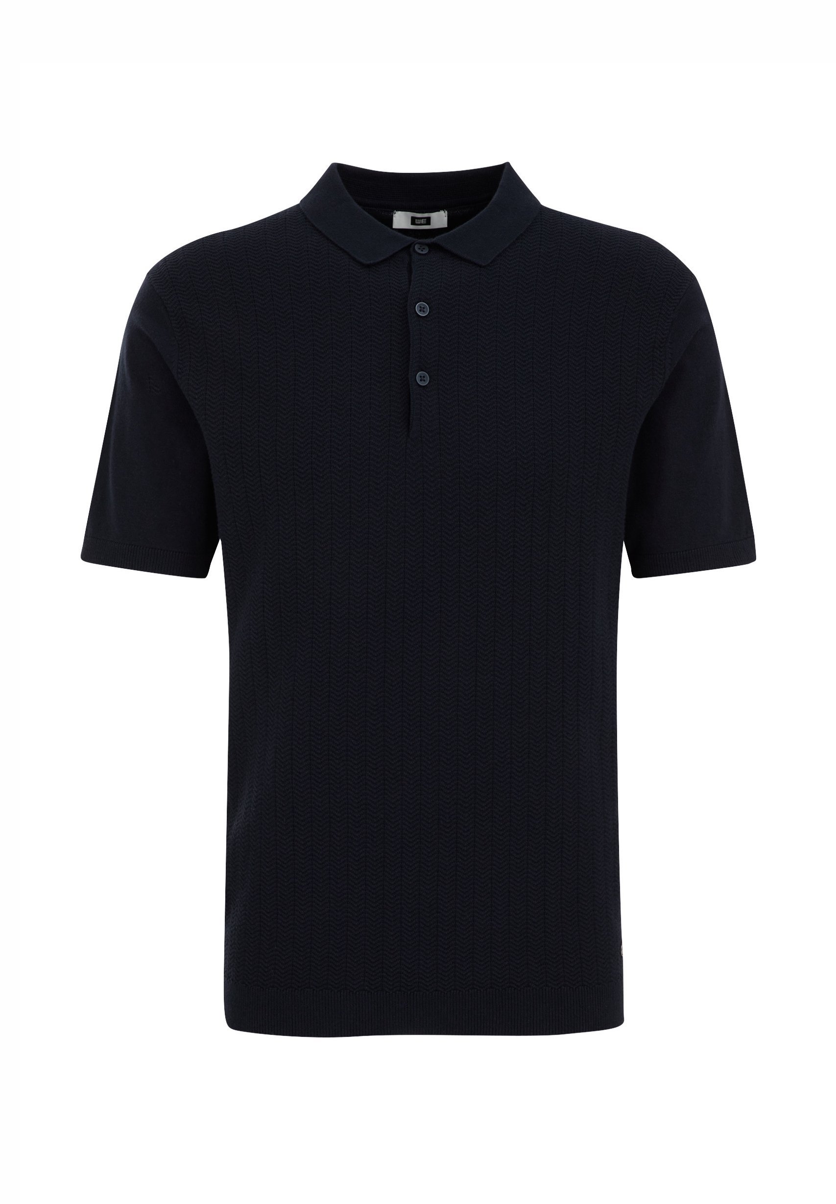 Polo WE Fashion - bleu foncé chiné