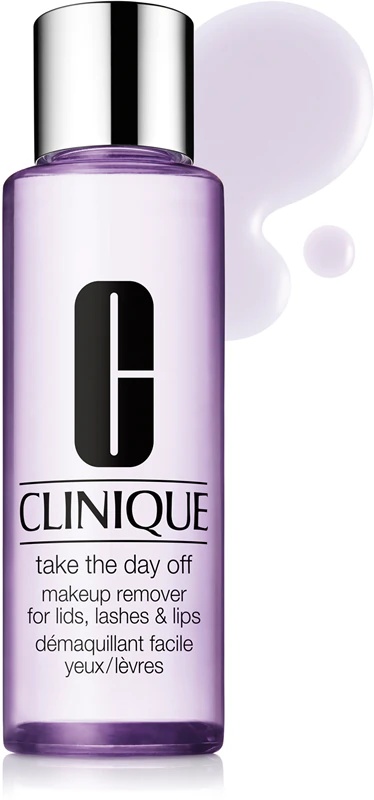 Clinique Take The Day Off™ kosmētikas noņēmējs plakstiņiem, skropstām un lūpām