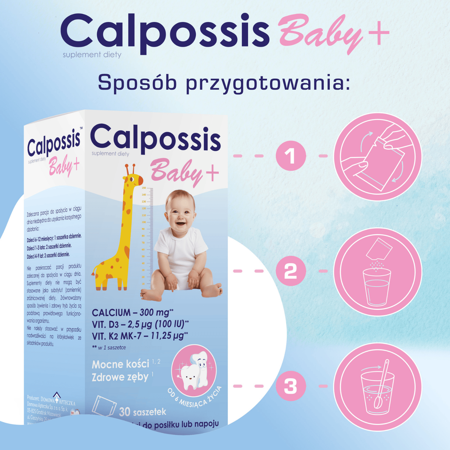 Komplet prve pomoči za dojenčke Calposis +