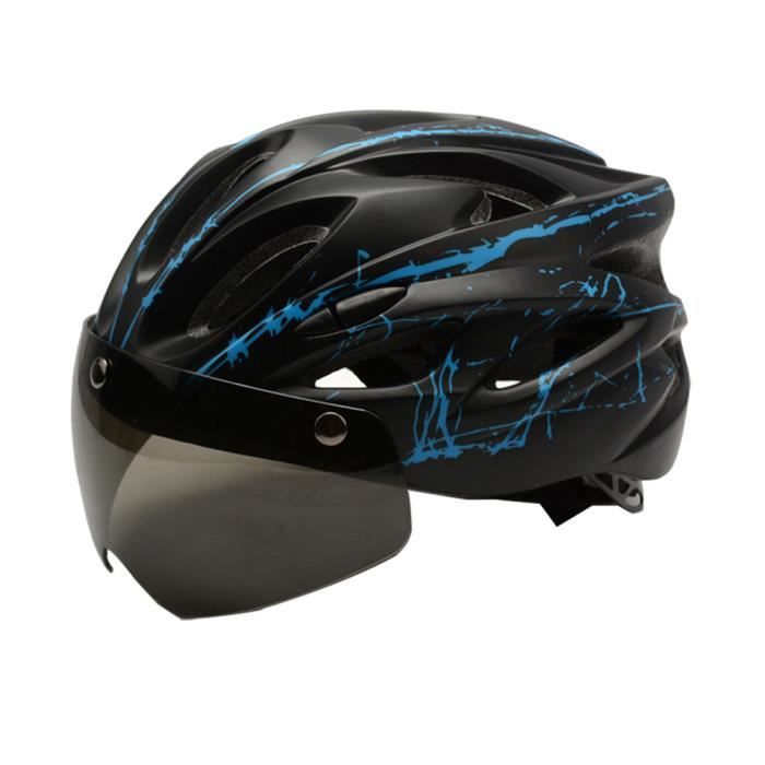 Bicycle helmet - Adjustable - Magnetic goggles - Comfortable - 18 vents
