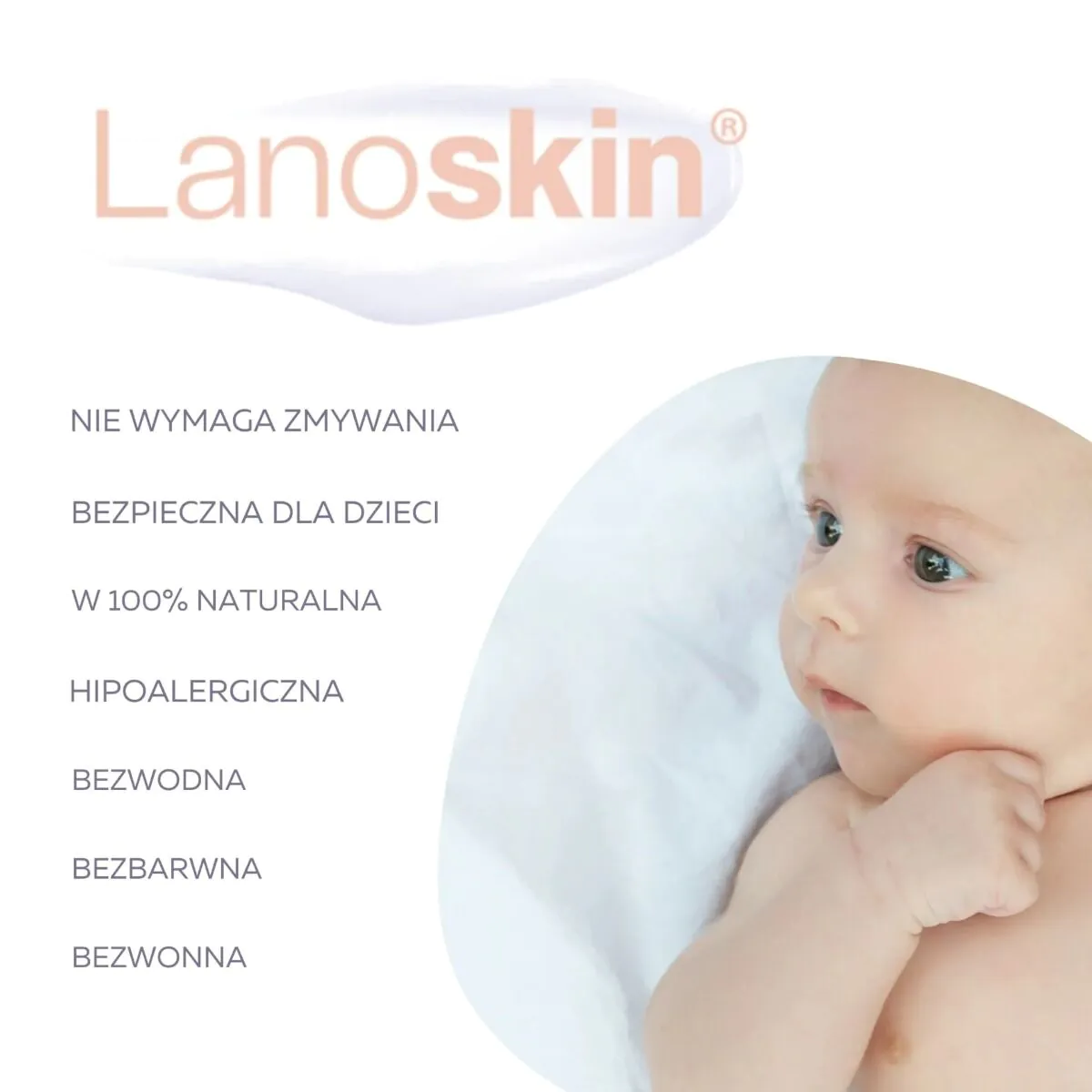 Lanoskin 100% Czysta lanolina, Krem 30 g