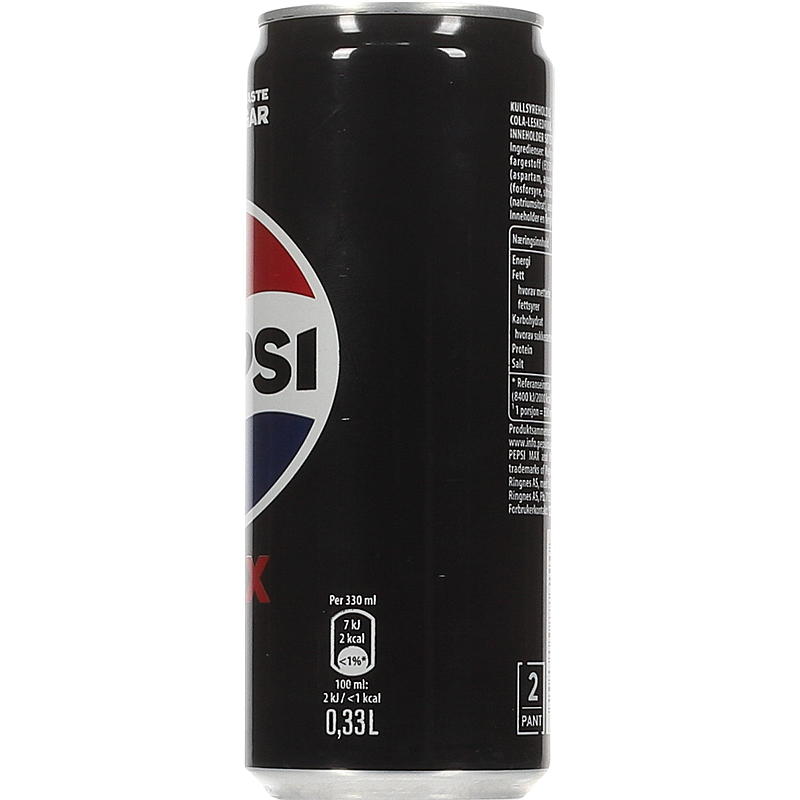 Pepsi Max 0,33 l Dose elegant