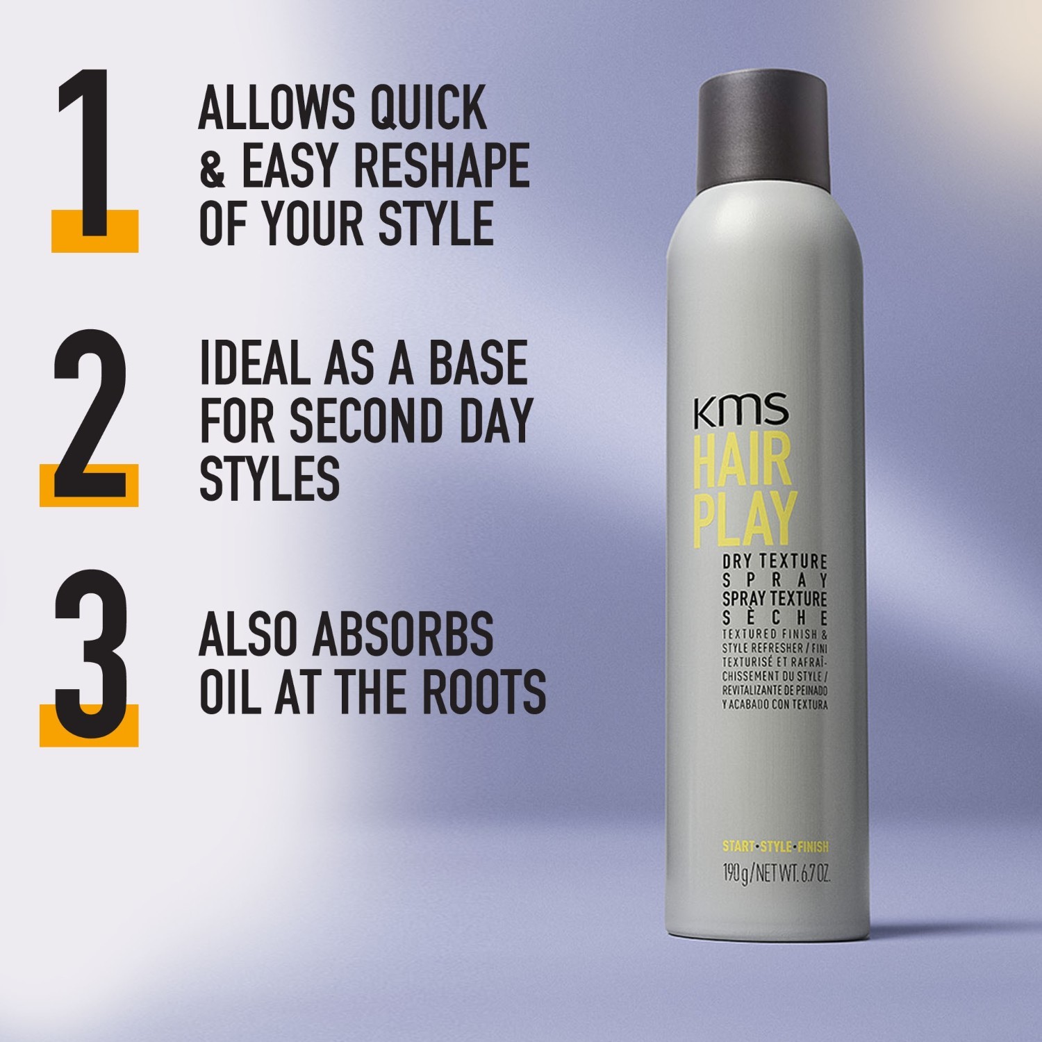 KMS Haarspray Trockentexturspray - 250 ml