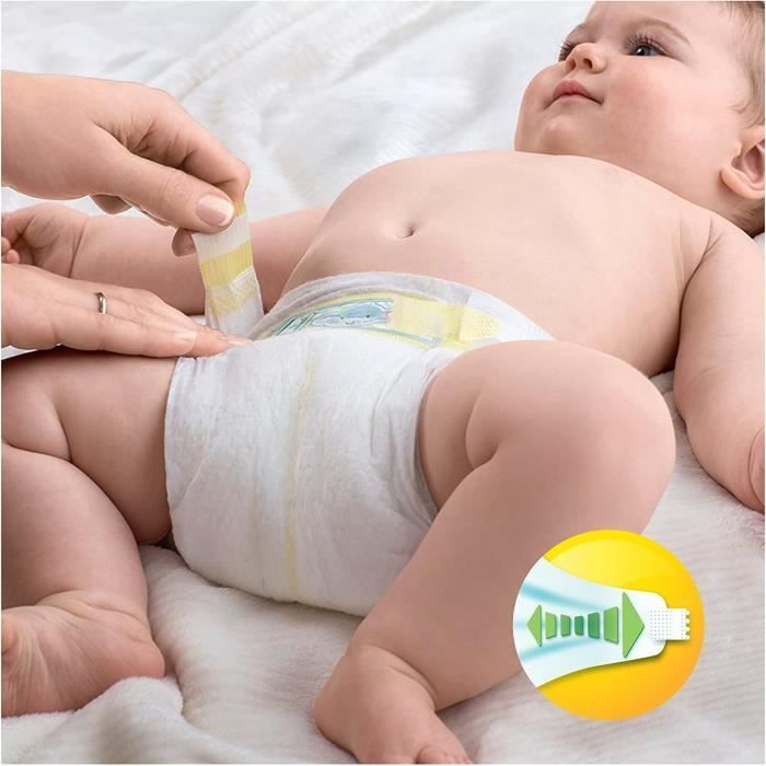 Pampers Premium Protection Lot de 72 couches pour bébé Taille 1