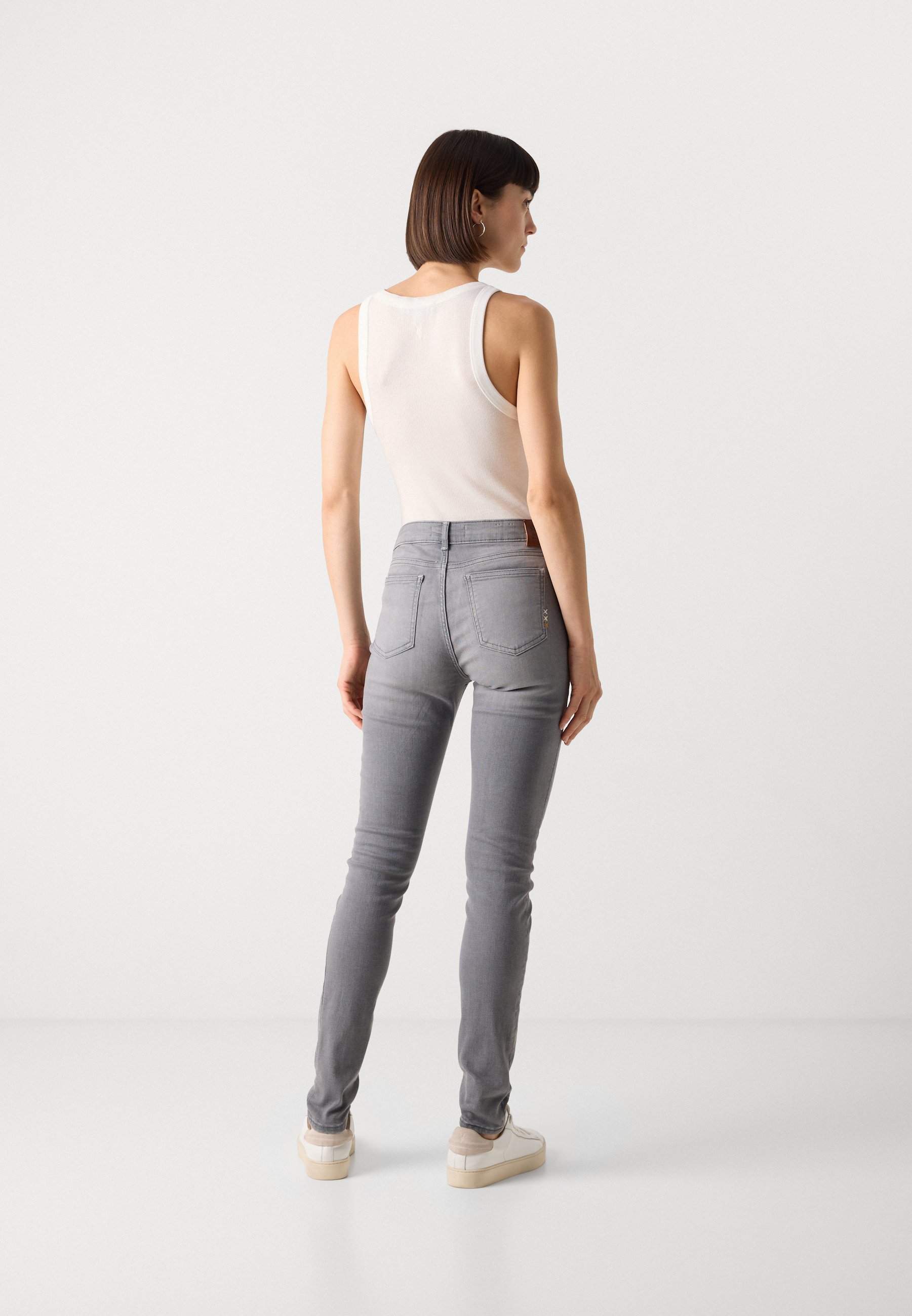 Scotch & Soda CORE BOHEMIENNE MID RISE - Skinny Fit jeans - grijze wortels