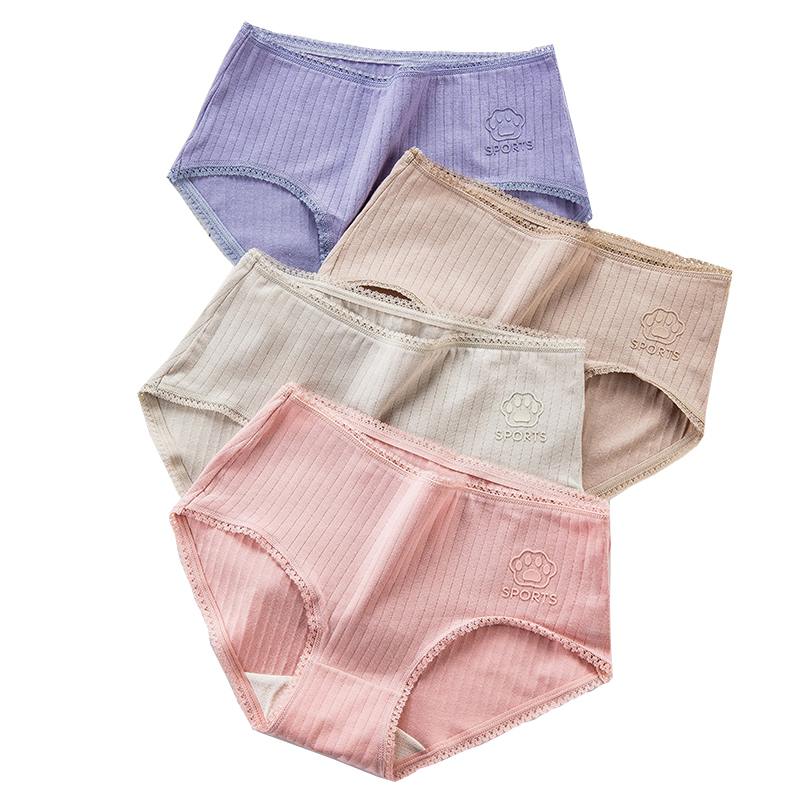 pezzi/Slip sexy da donna in cotone traspirante morbido intimo alla moda senza cuciture lingerie femminile comoda e sexy
