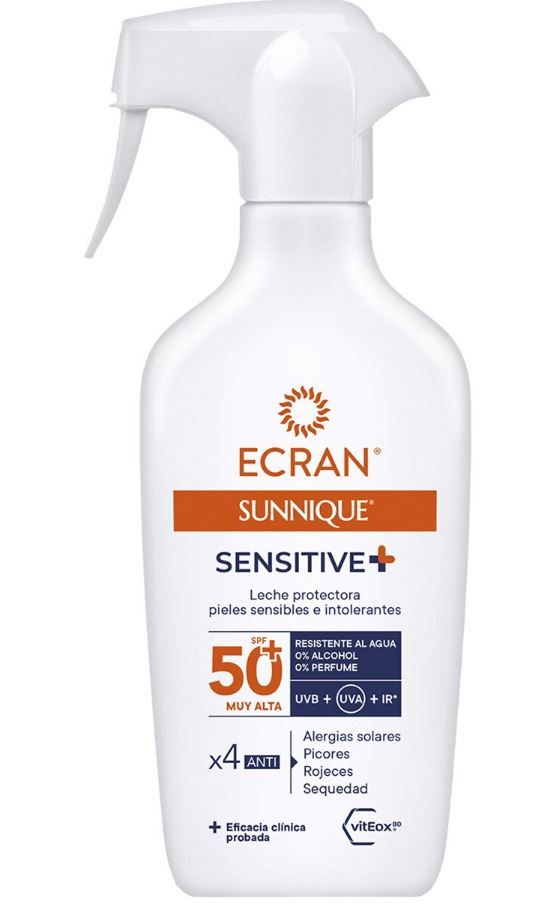 Sunnique Sensitive zaščitno mleko za občutljivo kožo SPF 50 Zaščita obraza