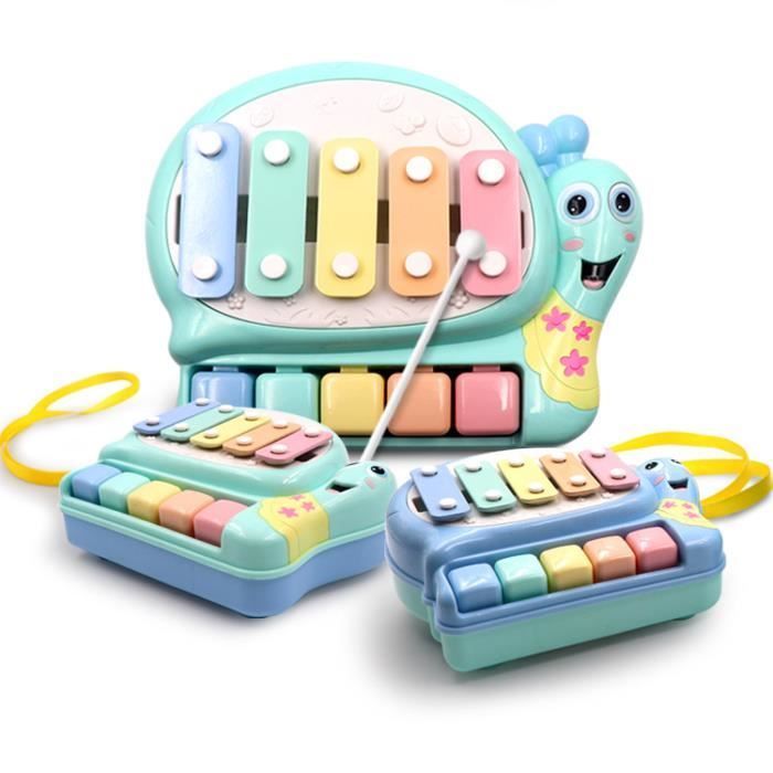 Enfant Frappe sur Piano, jouet éducatif pour instrument de musique clé pour l'éducation préscolaire (sans bâton de frappe)