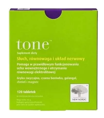 New Nordic Tone, 120 Tabletek
