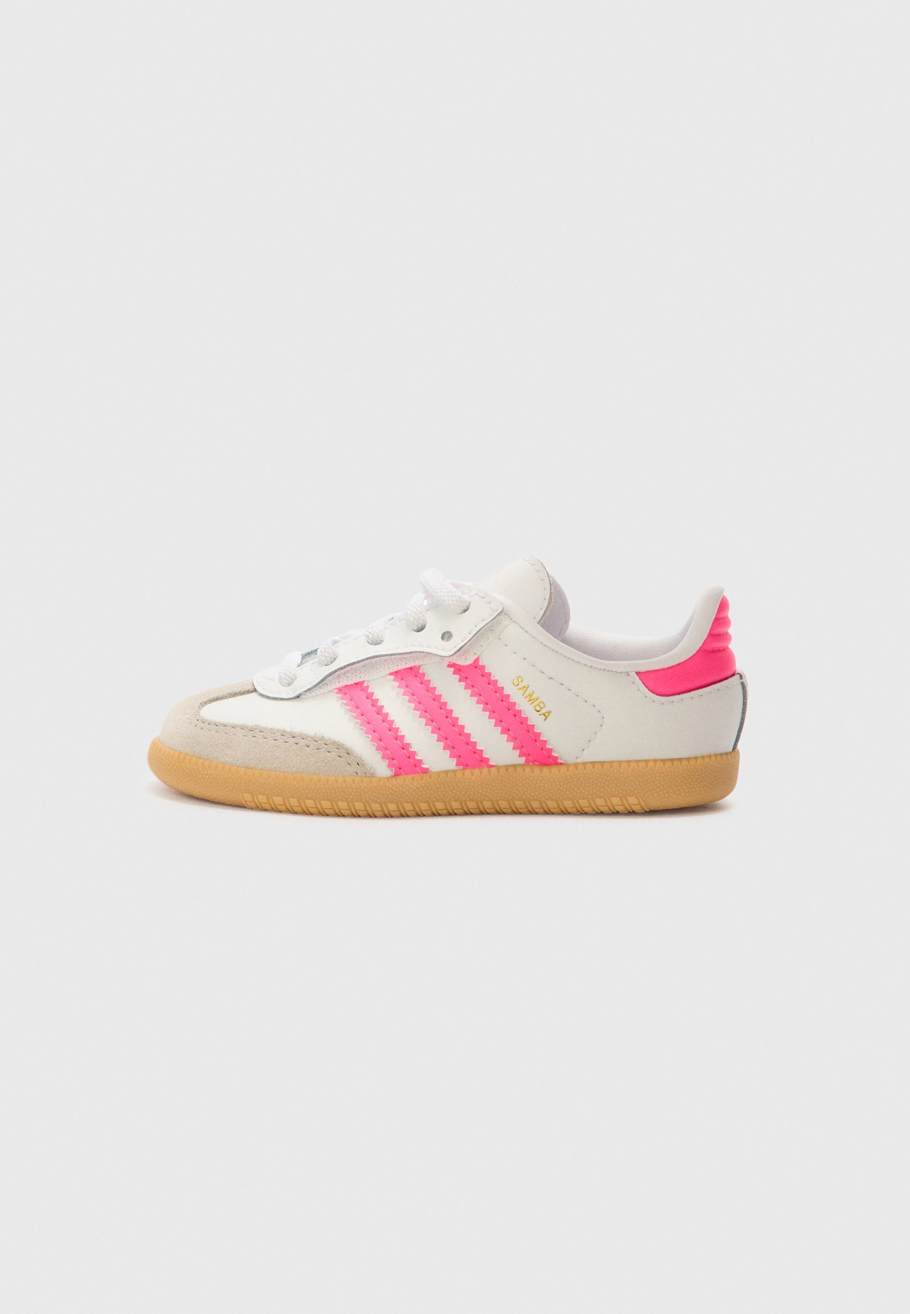 adidas Originals SAMBA UNISEX - Tenisky - white/lucid pink/gum