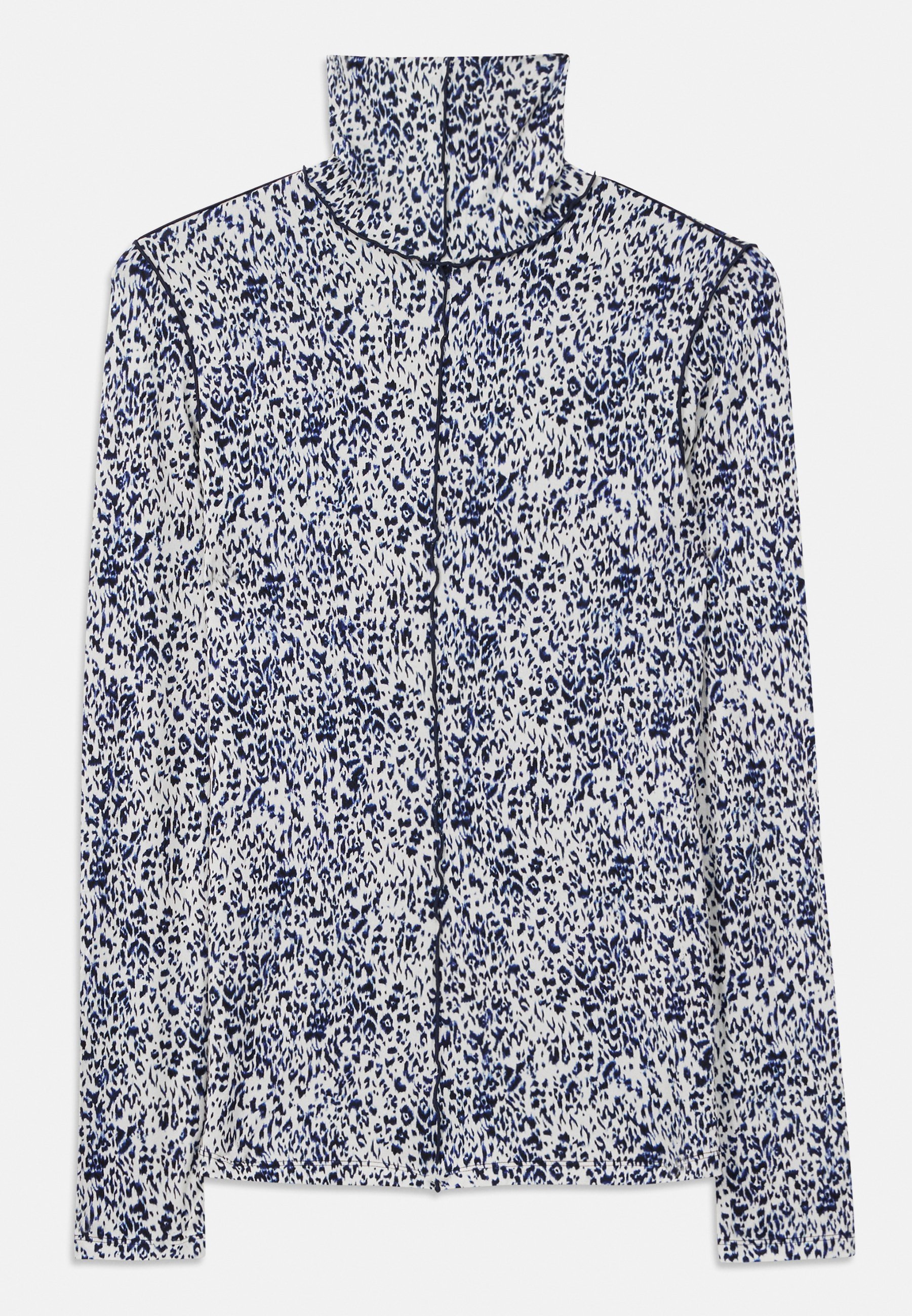 Proenza Schouler White Label AUDREY CHEETAH – Langarmshirt – cremefarben/mehrfarbig