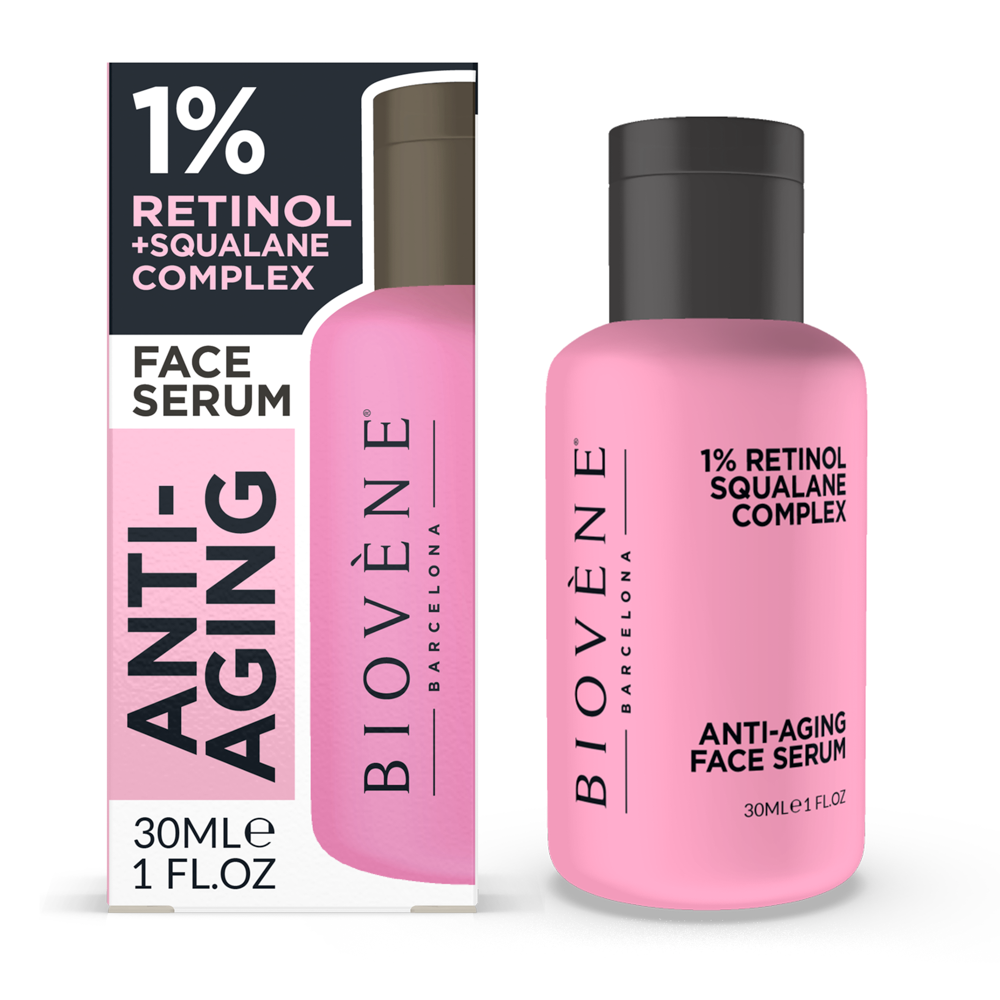 Серум за лице против старења са 1% ретинола и сквалана