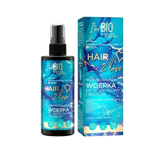 Eveline Cosmetics Hair 2 Love wzmacniająca wcierka do skóry głowy i włosów 150 ml