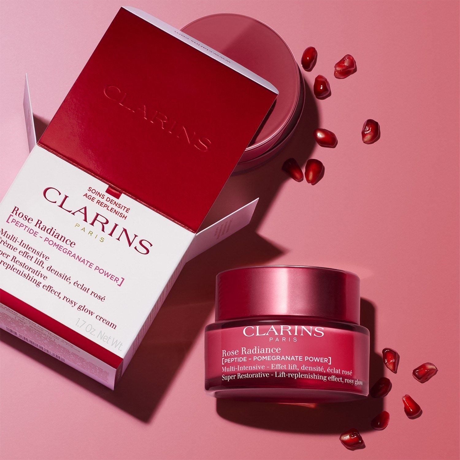 Clarins multi-intenzivna dnevna krema 50+ Super regenerirajuća ružina blistava koža - 50 ml