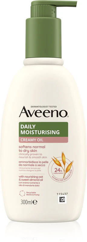Aveeno Daily Moisturising Softens Dry Skin milde bodylotion