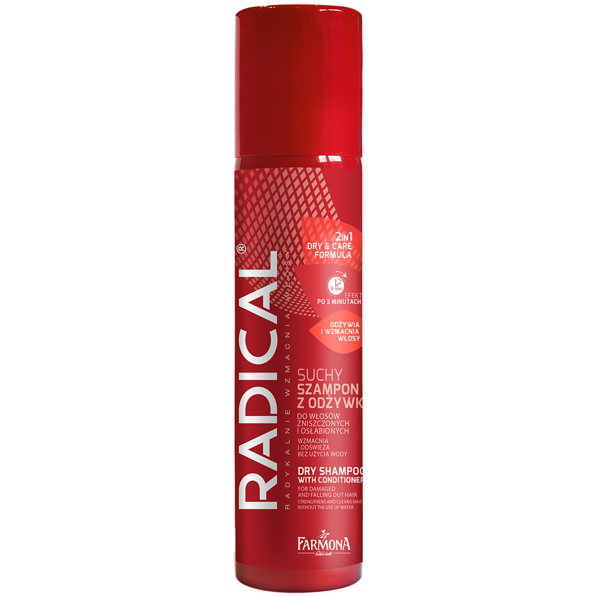 Radical 2 v 1 Dry & Care Formula
