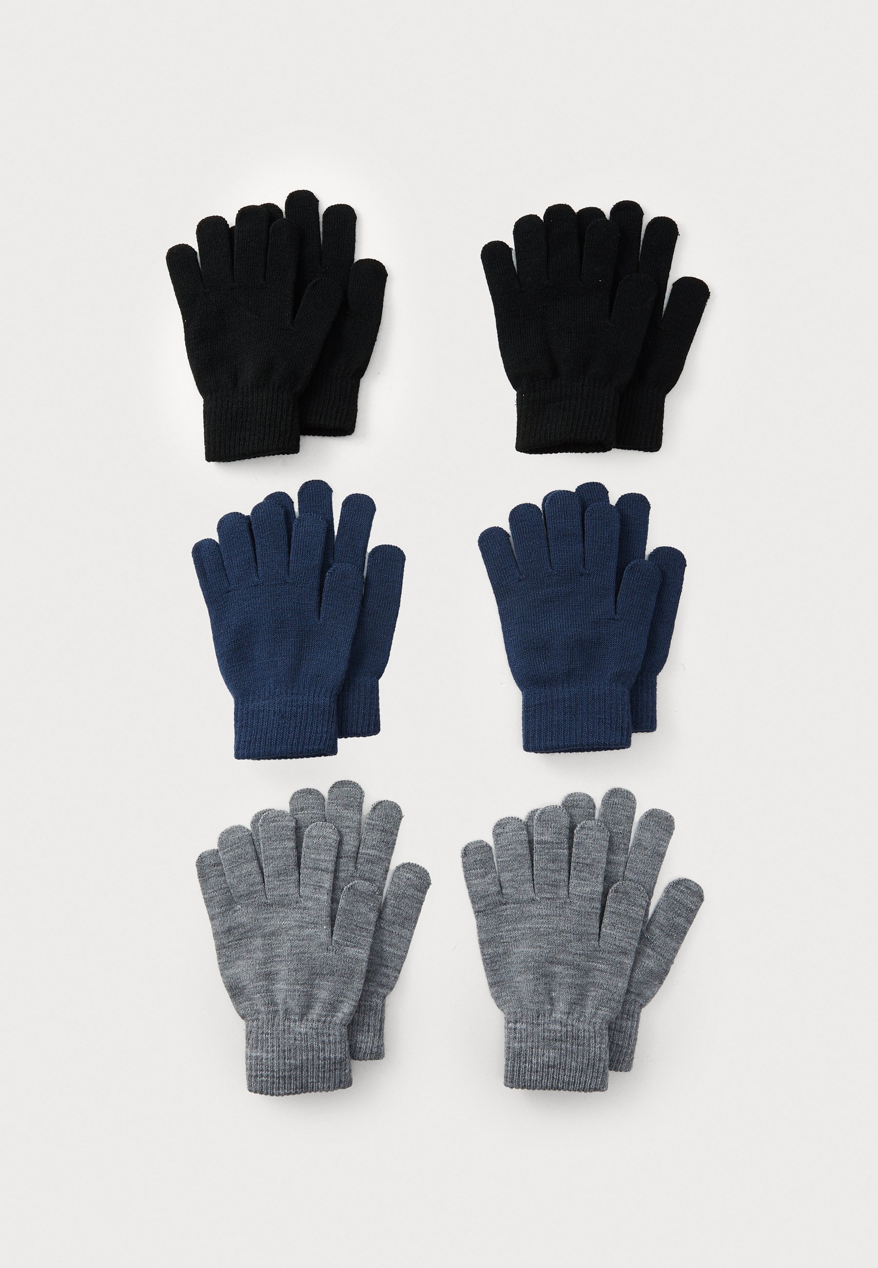 Nommez-le NKMMAGIC GLOVES UNISEX 6 PACK - Gants - noir/gris envoûtant