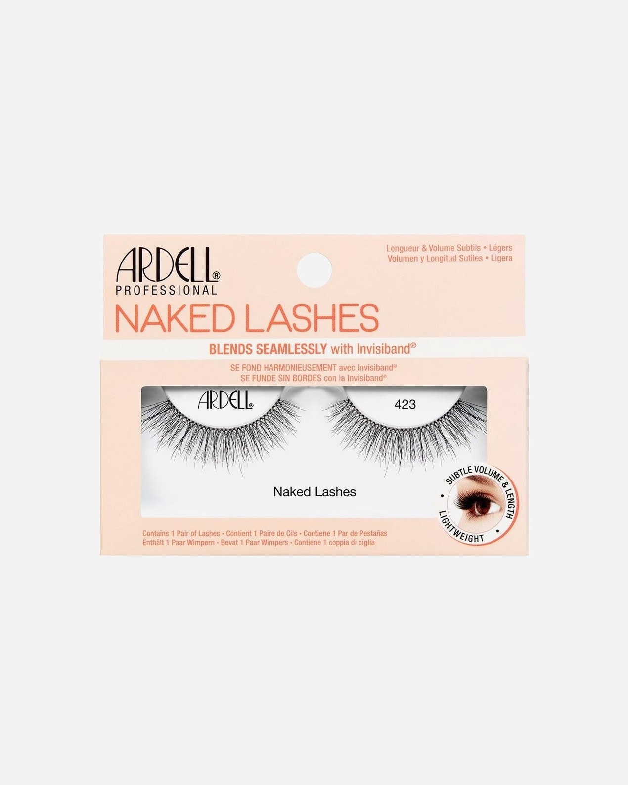 Ardell Wimpern Naked Lashes blakstienos 423 vnt. - 1 pora
