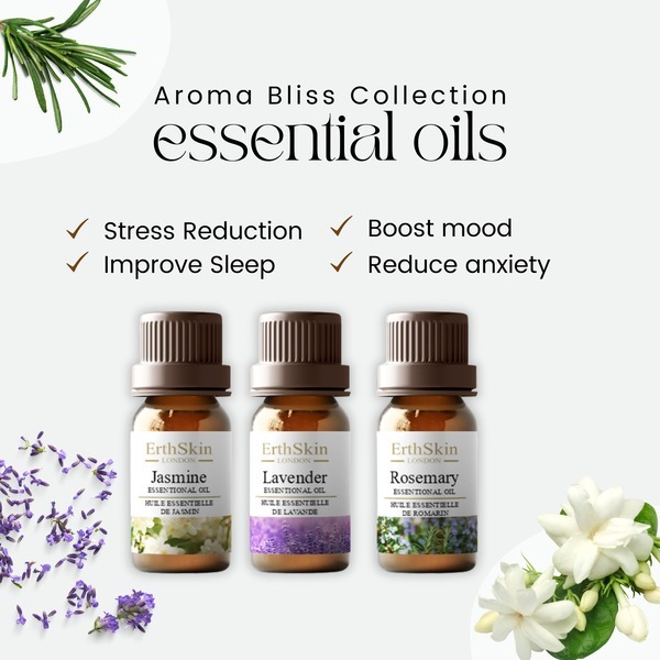 Erth Skin London - Aroma Bliss Collection Oliën (verpakking van 3) | Gezondheid | Superdrug