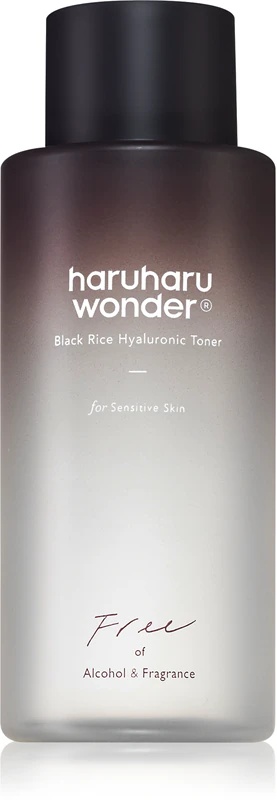 Haruharu Wonder juodųjų ryžių hialurono rūgšties koncentruotas tonikas, regeneruojantis ir atnaujinantis odą.