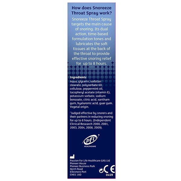 Spray pentru gât Snoreeze 14ml | Sănătate | Superdrug