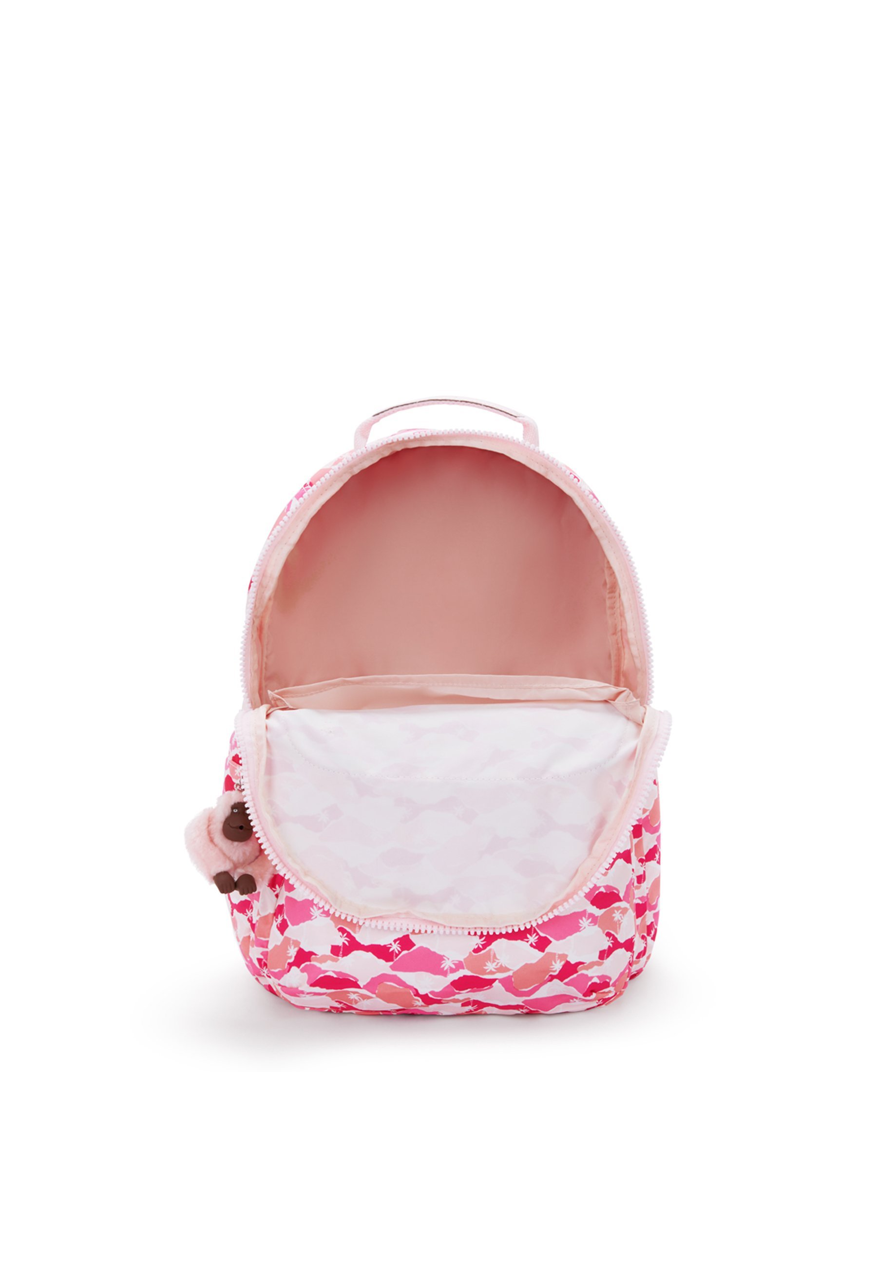 Kipling schooltas - roze palm