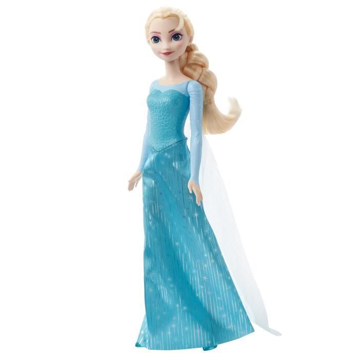 Boneca Elsa de Frozen - Mattel Disney com Roupa e Acessórios HLW47