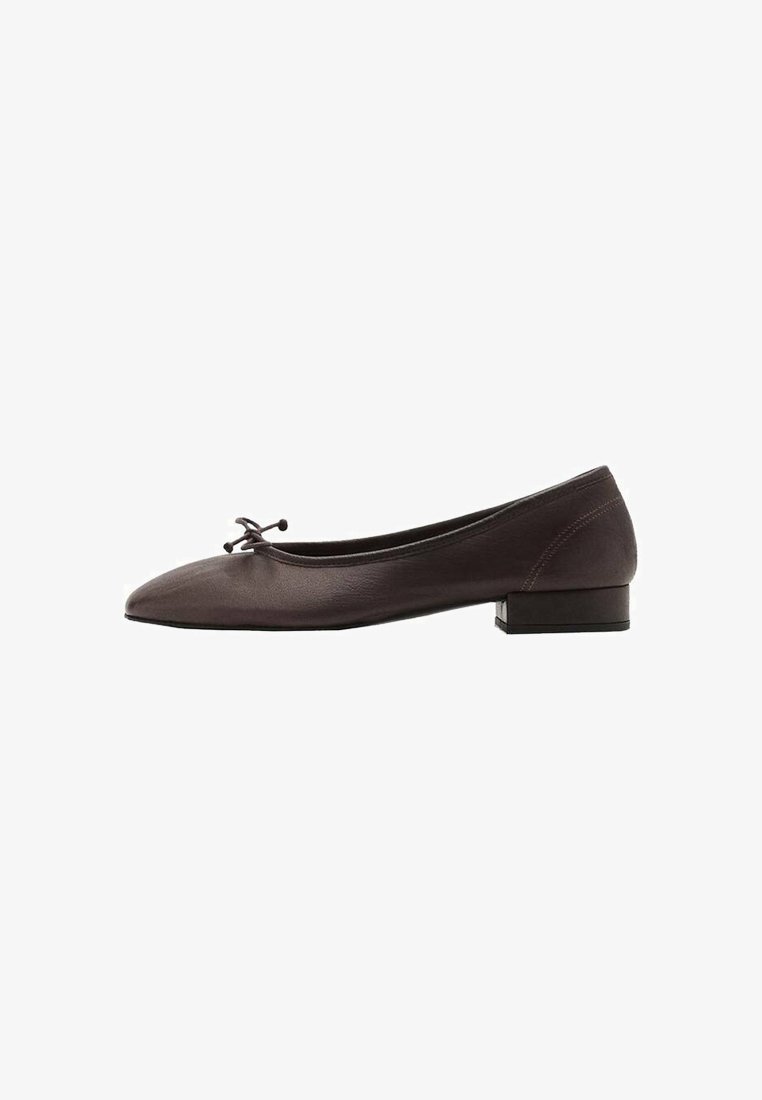 Mango ballerina's - bruin