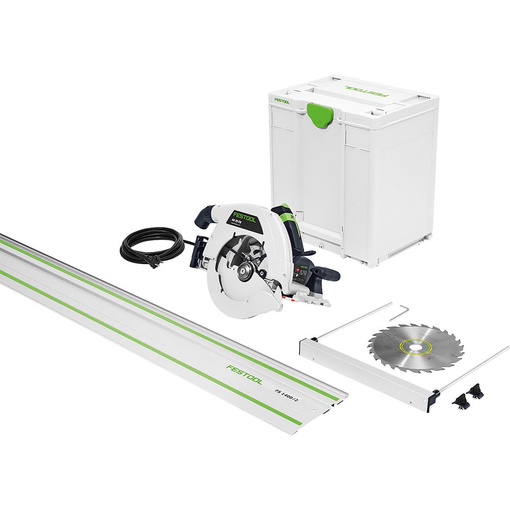 FESTOOL 2300 W Kreissäge 230 mm im Systainer mit 1400 mm Führungsschiene 576139