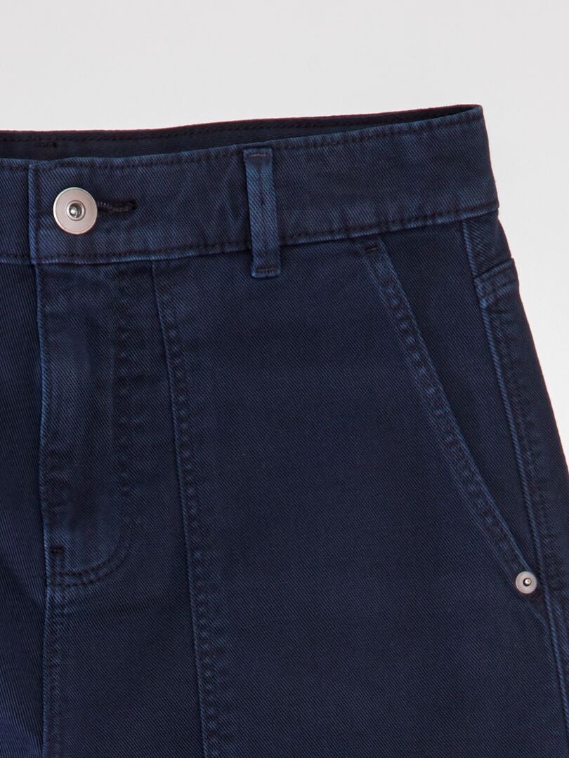 Calça jeans reta - AZUL