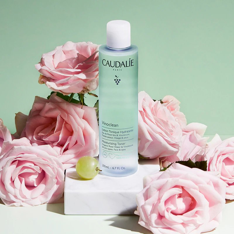 Tônico hidratante Caudalie Vinoclean para todos os tipos de pele