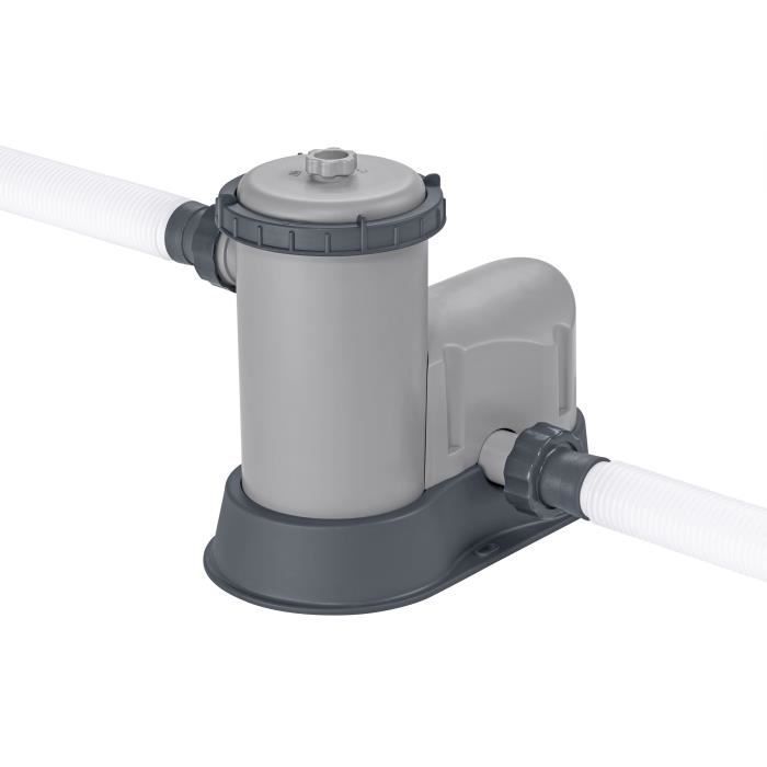 Kit de piscina tubular elevada BESTWAY - Steel Pro Max™ - 549 x 274 x 122 cm - Rectangular (filtro de cartucho, cubierta, escalera)