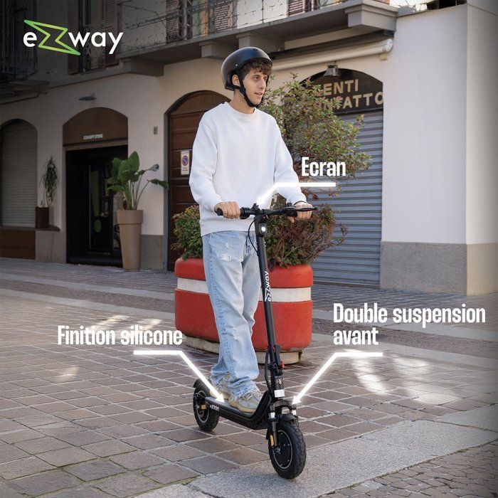 Monopattino elettrico - EZWAY - EX100 - 450W - ruote da 10