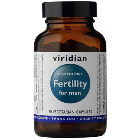 Viridian Fertility For Men, Preparat wspomagający płodność u mężczyzn, Kapsułki
