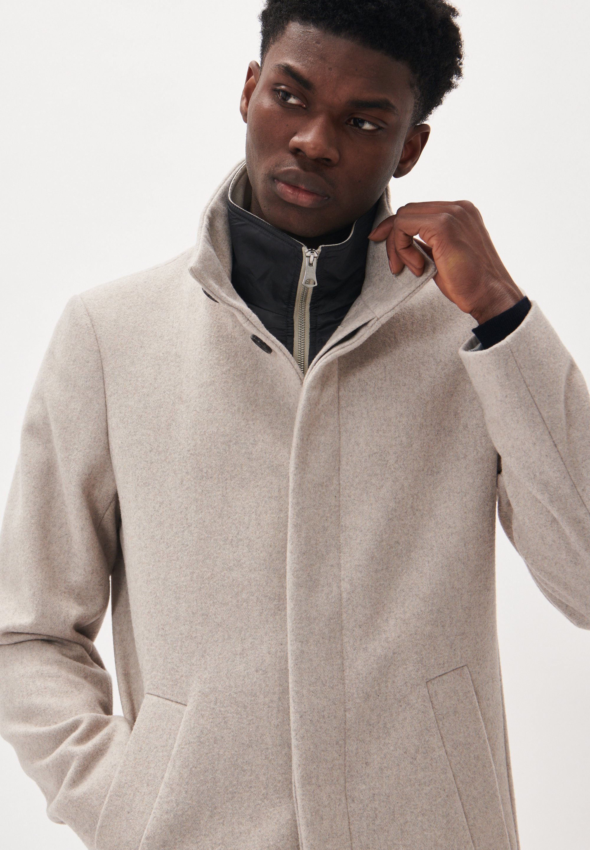 Matinique HARVEY - Korte jas - Simply Taupe