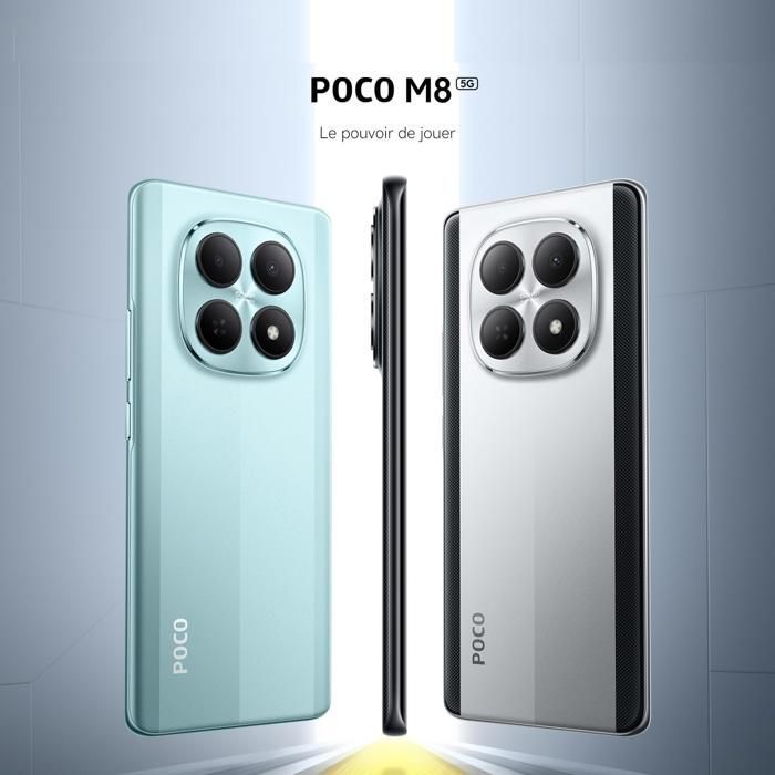 Xiaomi POCO M8 5G Smartphone 8+512GB Green Snapdragon® 6 Gen 3, Charger Not Included