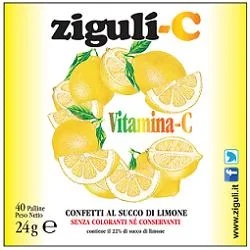 ZIGULÌ Zigulì-C Citroen met vitamine C 40 balletjes Voedingssupplement