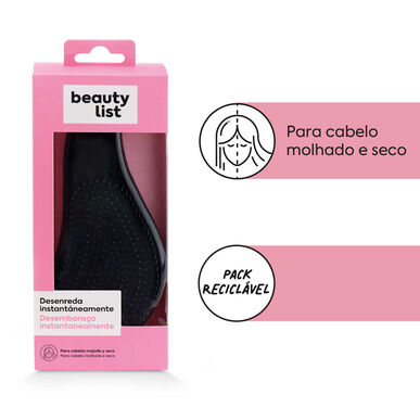Beauty List Black Detangling Hairbrush Black Detangling Hairbrush