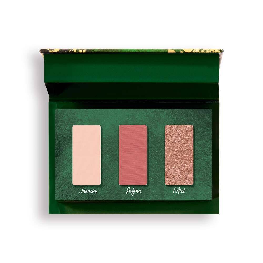 Paleta de Sombras Trio - Dourado e Especiarias