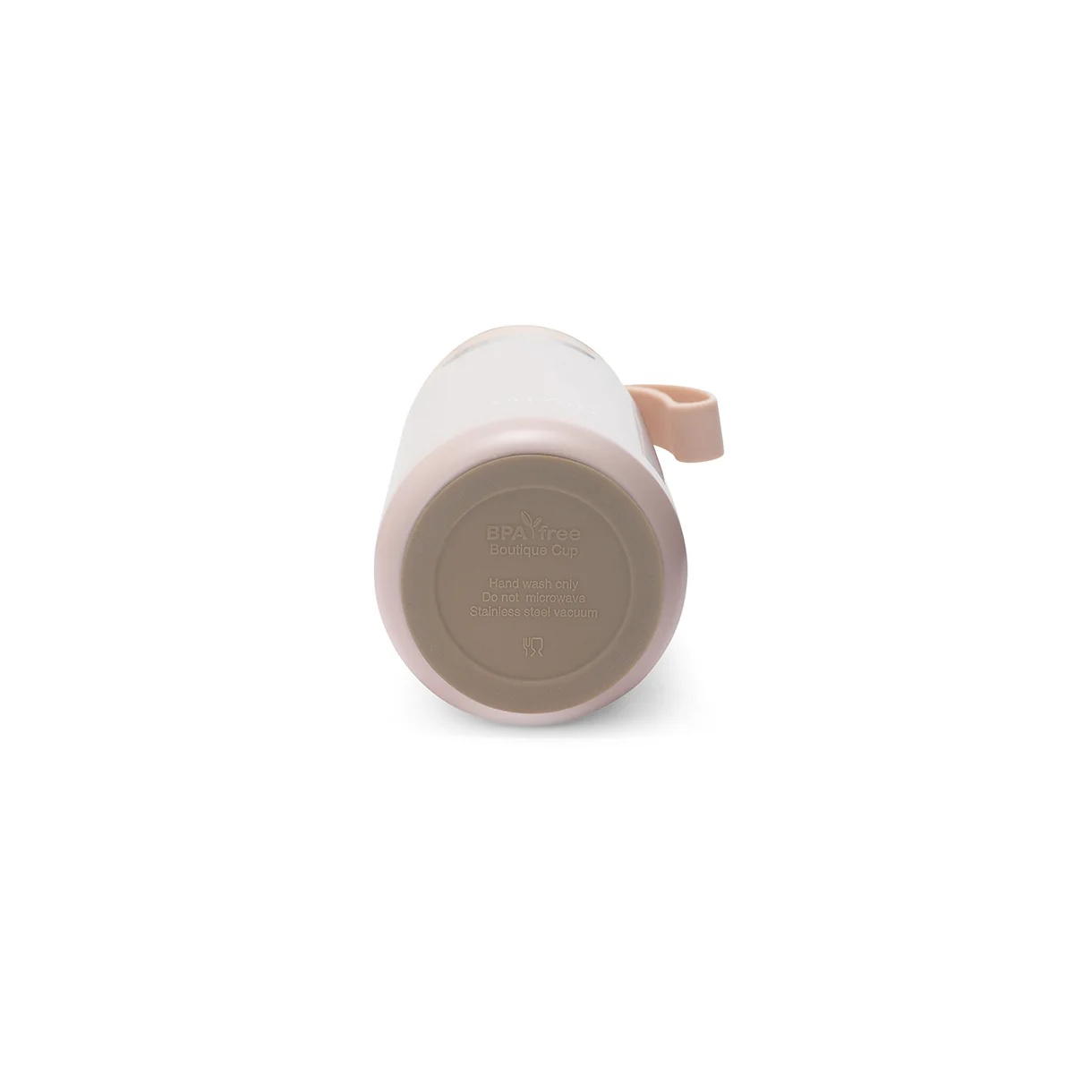 Bouteille isotherme NUVITA avec poignée en silicone rose 400 ml