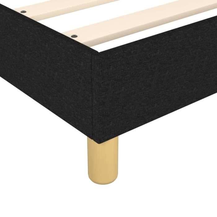 Sommier à ressorts - ESTINK - KO7167 - Noir - 90x190 cm - Tissu 100% polyester