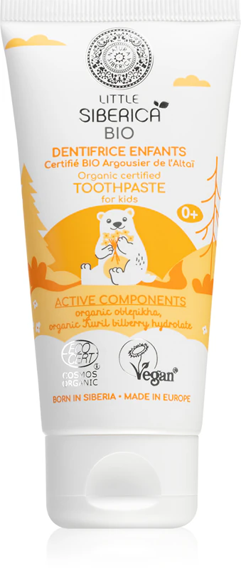 Pasta de dentes natural infantil Natura Siberica Little Siberica BIO