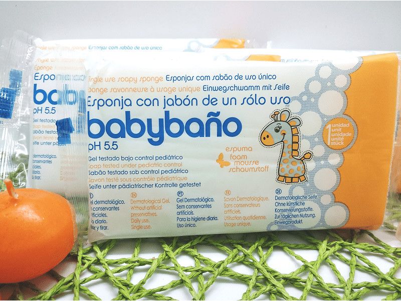 Mydlová špongia Babybaño Hygienické a čistiace prostriedky z lekárne