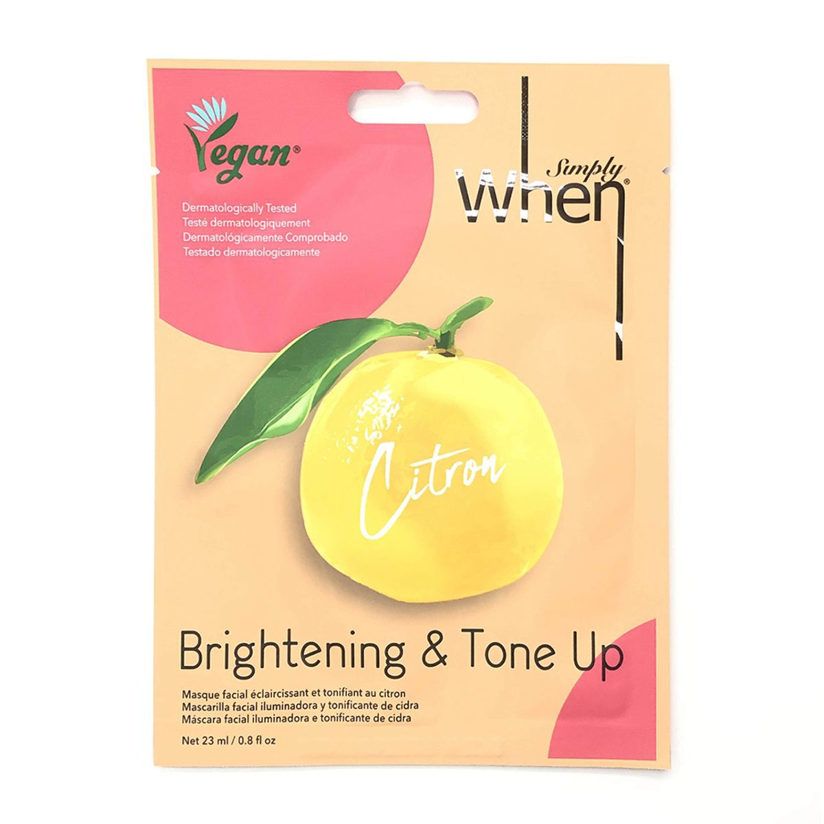 Wenn einfach vegane Zitrone