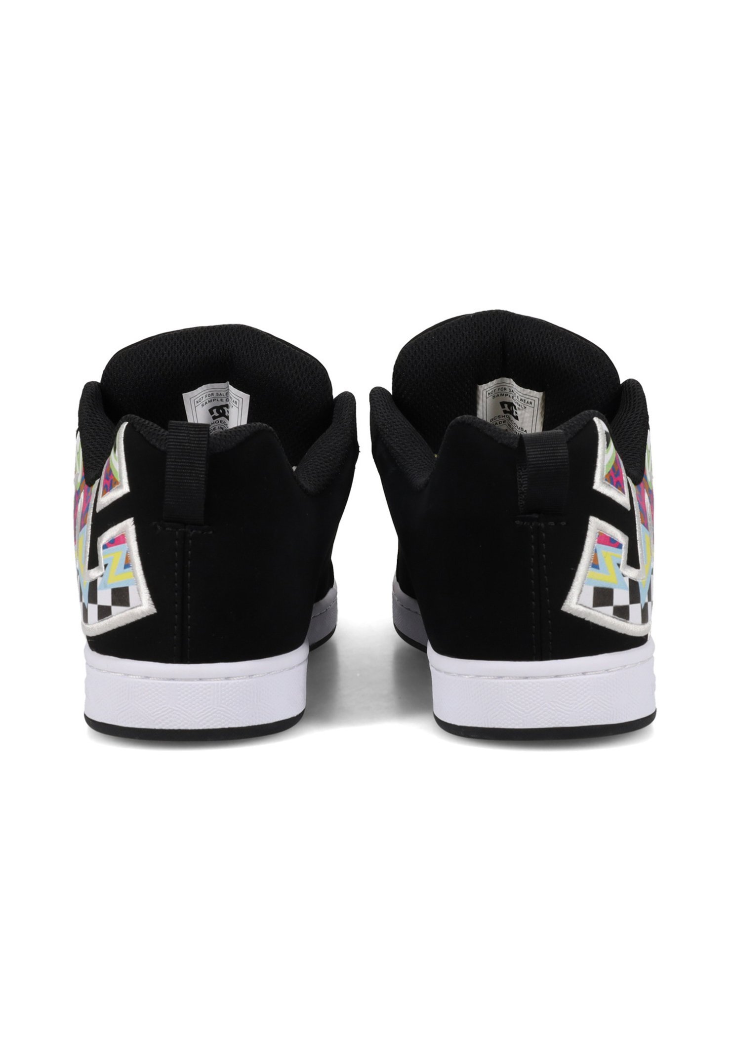 DC Shoes COURT GRAFFIKE - Scarpe da ginnastica - nero multi bianco