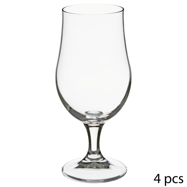 Pokale do piwa, kieliszki typu Tulip, 4 szt. 370 ml