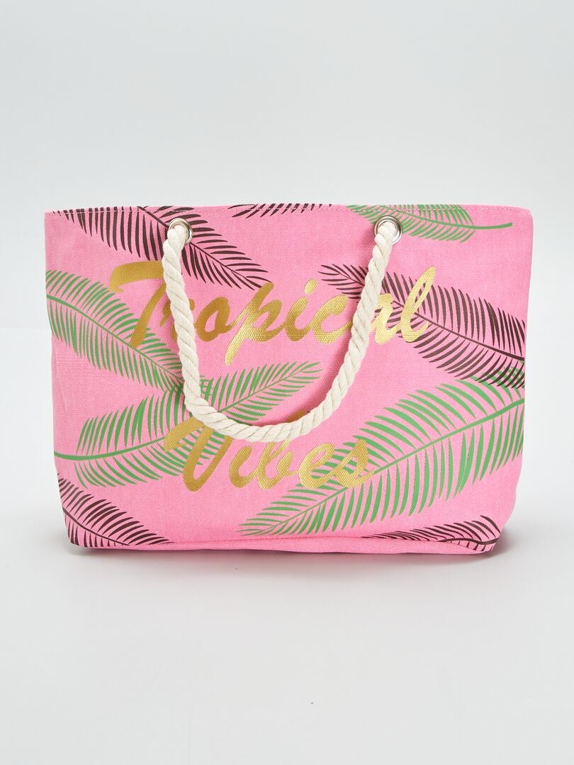 Bolsa de compras Tropical Vibes - ROSA