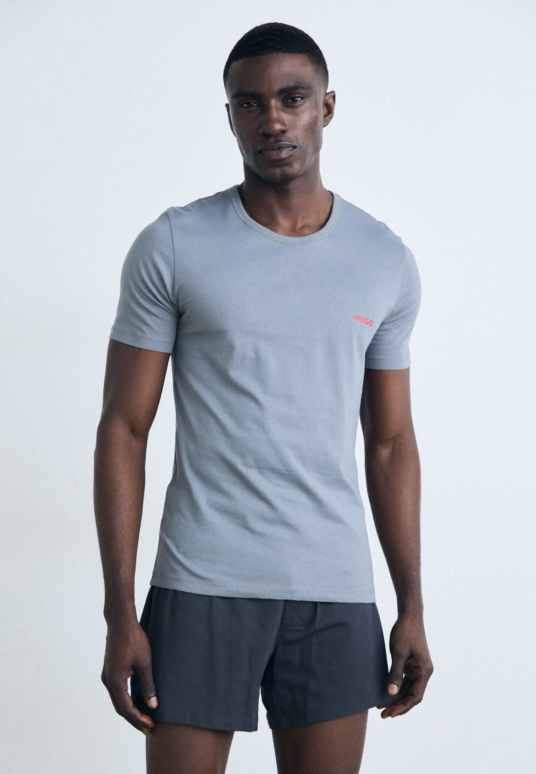 HUGO TRIPLET LOT DE 3 - Haut de pyjama - gris/bleu