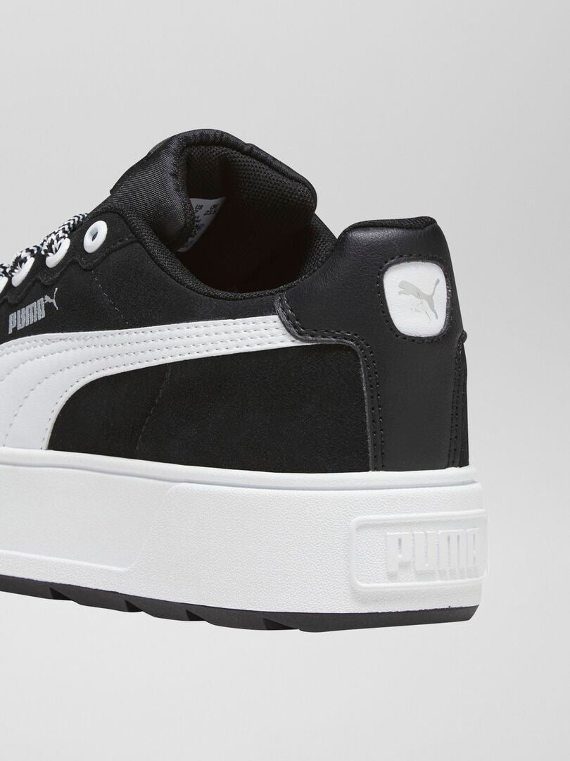 Puma 'Karmen' sneakers met dikke zool - ZWART